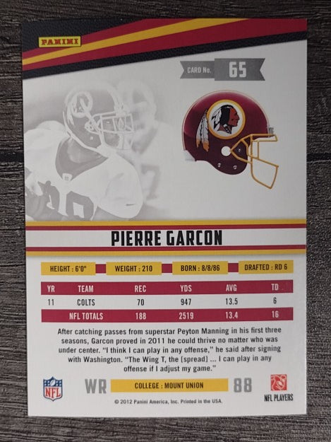 2012 Rookies and Stars #65 Pierre Garcon