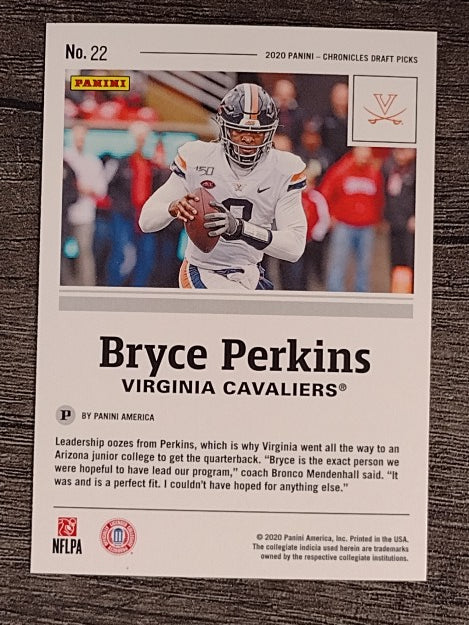 2020 Panini Chronicles Draft Picks #22 Bryce Perkins