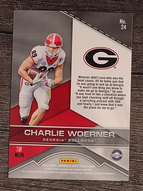 2020 Playoff Draft Picks #24 Charlie Woerner