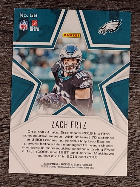 2020 Rookies and Stars #56 Zach Ertz