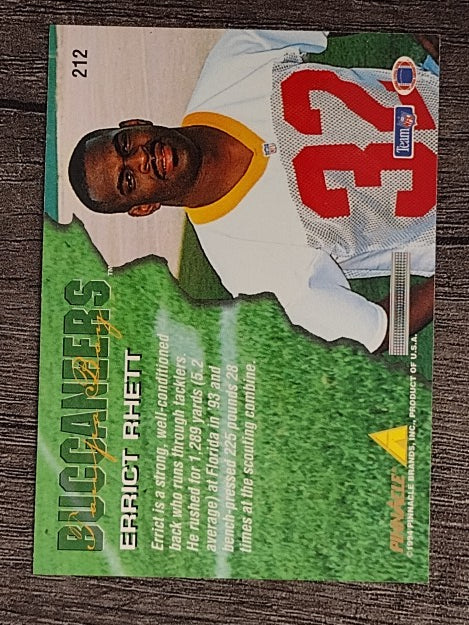 1994 Pinnacle #212 Errict Rhett RC