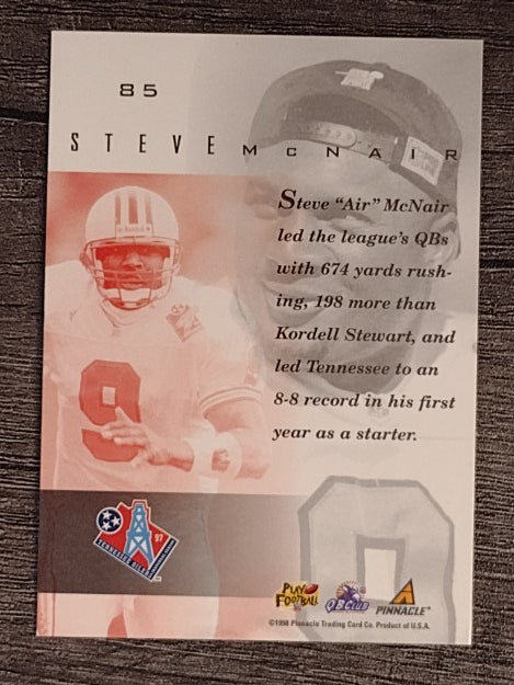 1998 Pinnacle Mint #85 Steve McNair PRO