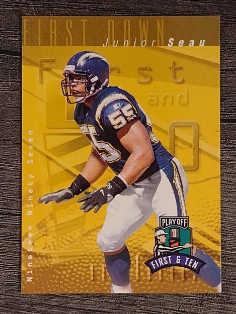 1997 Playoff First and Ten #147 Junior Seau