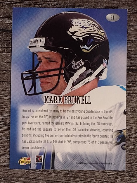 1998 Playoff Momentum Retail #31 Mark Brunell