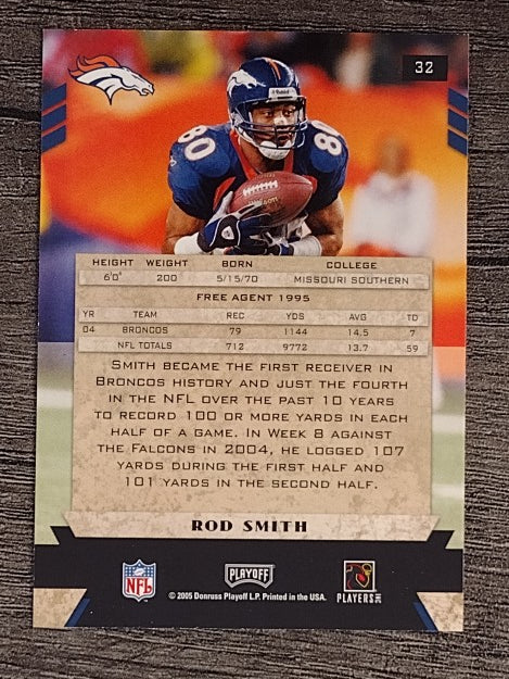 2005 Playoff Honors #32 Rod Smith