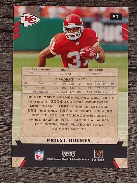 2005 Playoff Honors #50 Priest Holmes