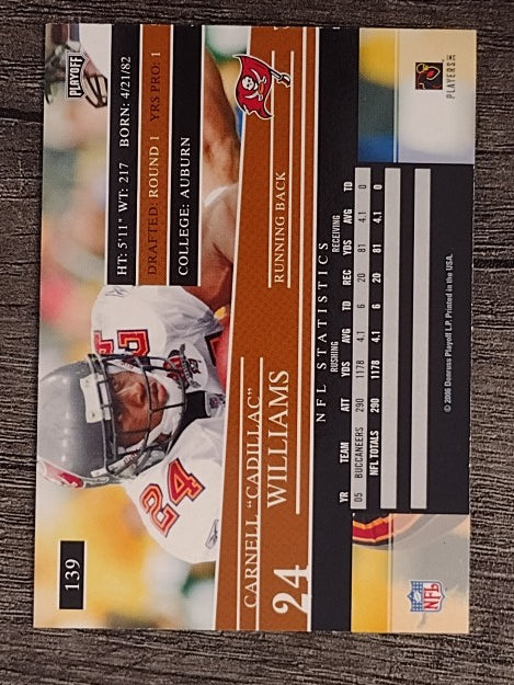 2006 Playoff Prestige #139 Cadillac Williams