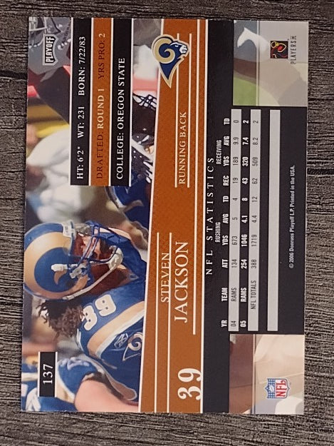 2006 Playoff Prestige #137 Steven Jackson