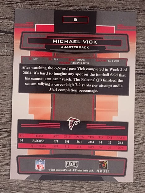2005 Absolute Memorabilia Retail #6 Michael Vick