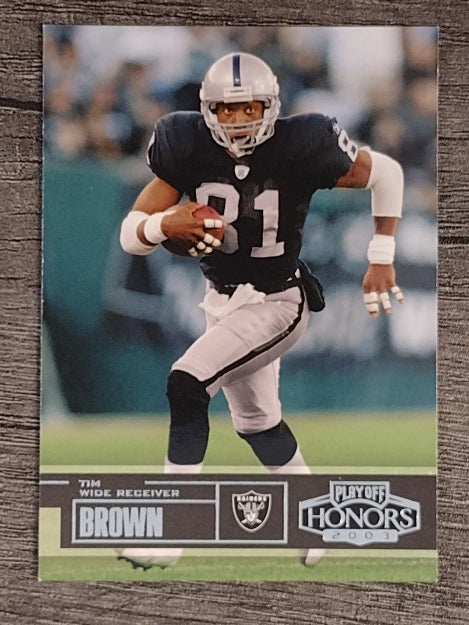 2003 Playoff Honors #87 Tim Brown