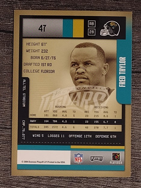 2004 Playoff Contenders #47 Fred Taylor