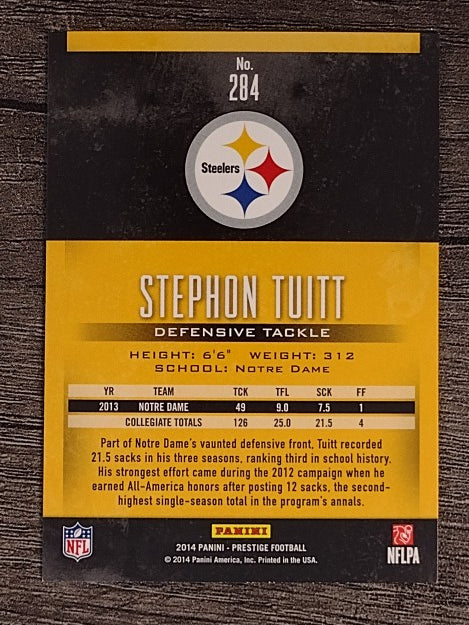 2014 Prestige #284 Stephon Tuitt RC