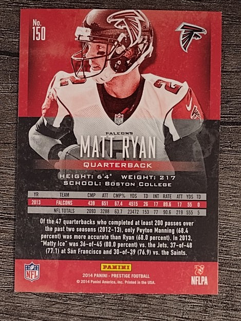 2014 Prestige #150 Matt Ryan