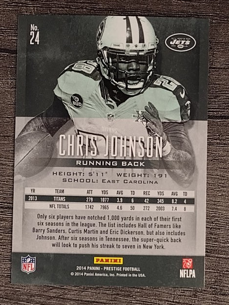 2014 Prestige #24 Chris Johnson