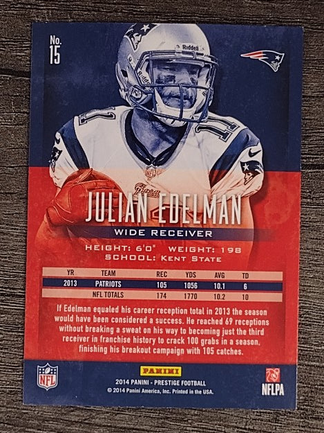2014 Prestige #15 Julian Edelman