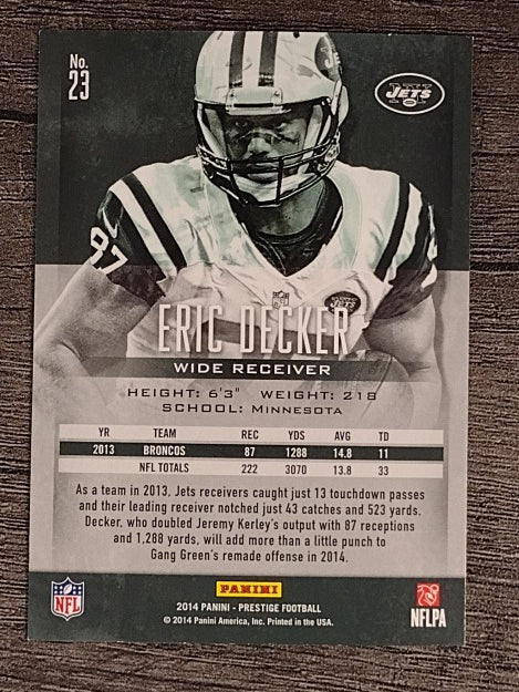 2014 Prestige #23 Eric Decker