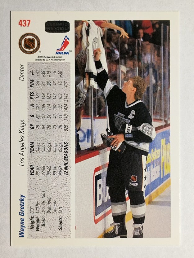 1991-92 Upper Deck #437 Wayne Gretzky