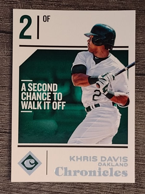 2018 Panini Chronicles #6 Khris Davis