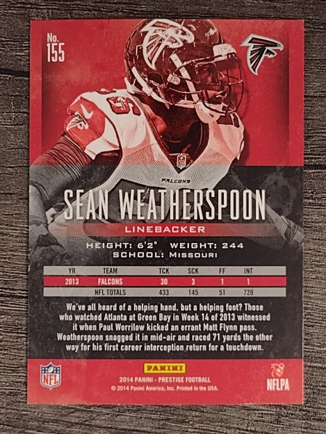 2014 Prestige #155 Sean Weatherspoon