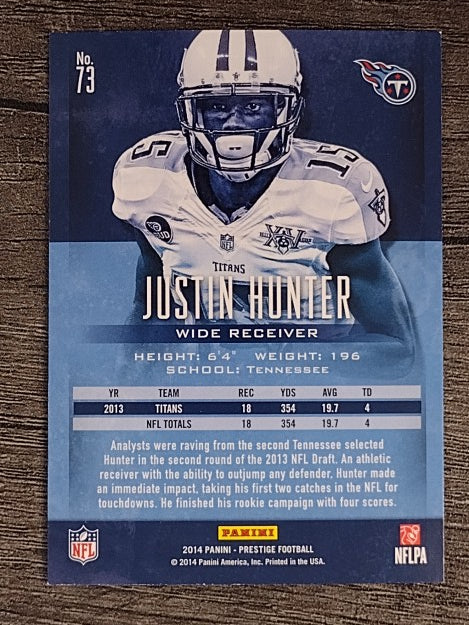 2014 Prestige #73 Justin Hunter