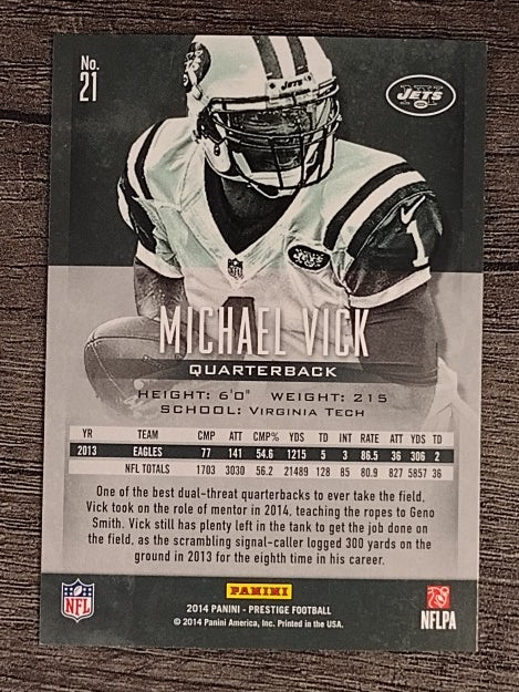 2014 Prestige #21 Michael Vick