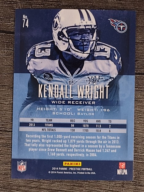 2014 Prestige #74 Kendall Wright