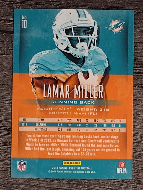 2014 Prestige #10 Lamar Miller
