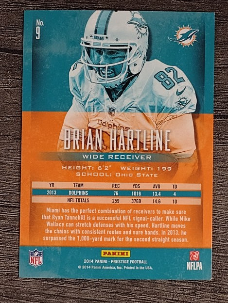 2014 Prestige #9 Brian Hartline