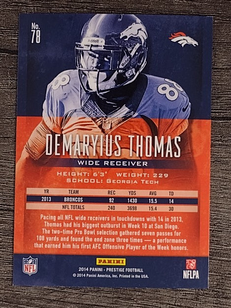 2014 Prestige #78 Demaryius Thomas