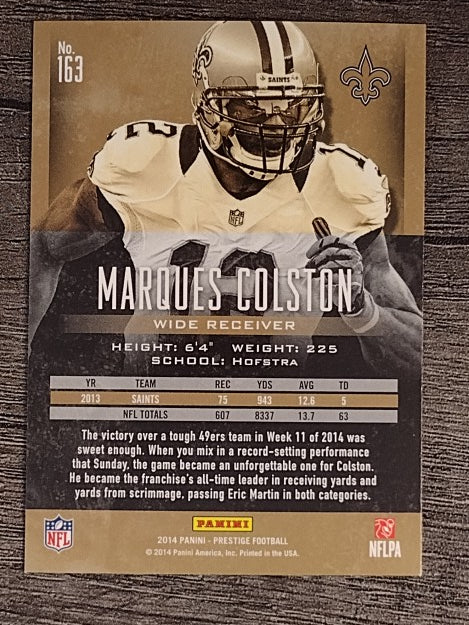 2014 Prestige #163 Marques Colston
