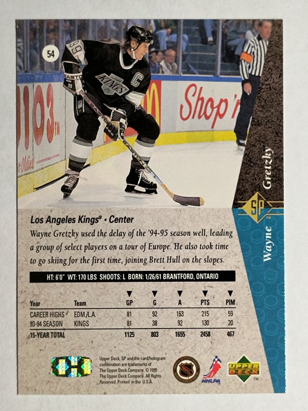 1994-95 SP #54A Wayne Gretzky