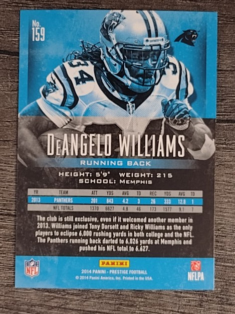 2014 Prestige #159 DeAngelo Williams