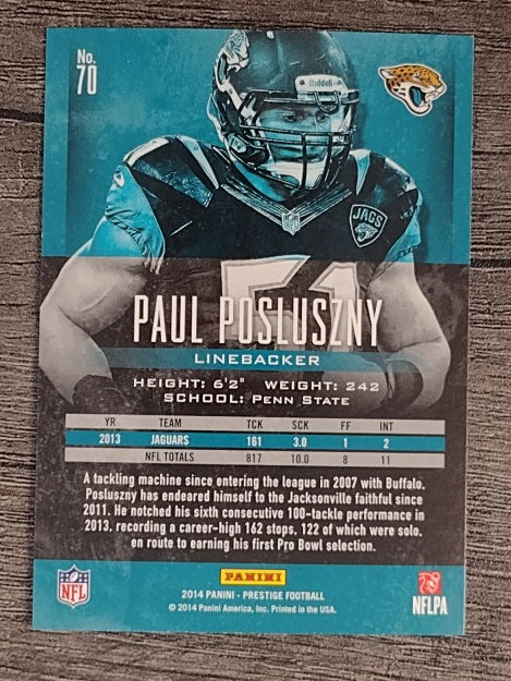 2014 Prestige #70 Paul Posluszny