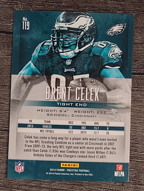2014 Prestige #119 Brent Celek