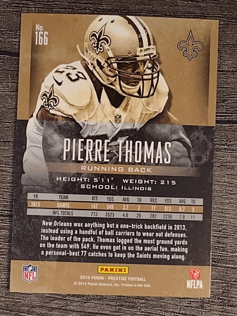 2014 Prestige #166 Pierre Thomas