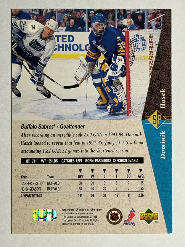 1994-95 SP #14 Dominik Hasek