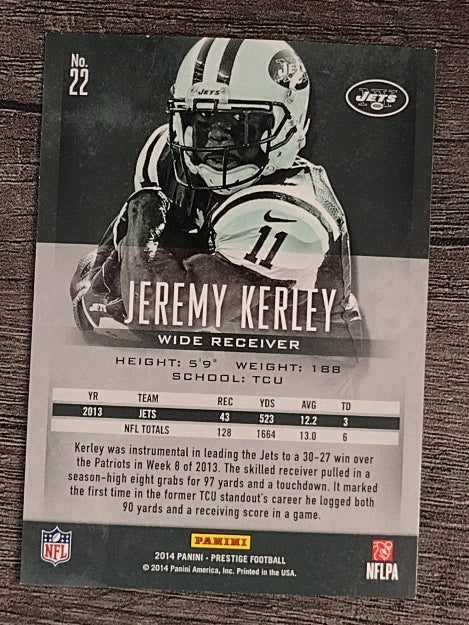 2014 Prestige #22 Jeremy Kerley