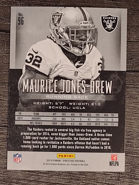 2014 Prestige #96 Maurice Jones-Drew