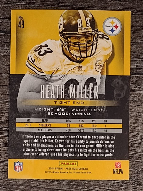 2014 Prestige #49 Heath Miller