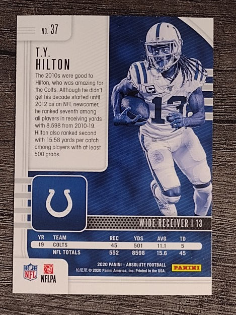2020 Absolute Retail #37 T.Y. Hilton