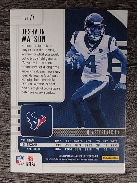 2020 Absolute Retail #77 Deshaun Watson