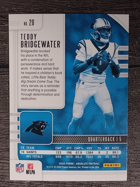 2020 Absolute Retail #20 Teddy Bridgewater