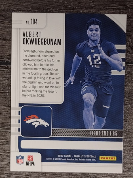 2020 Absolute Retail #104 Albert Okwuegbunam