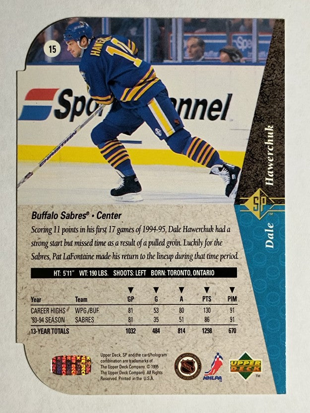 1994-95 SP Die Cuts #15 Dale Hawerchuk