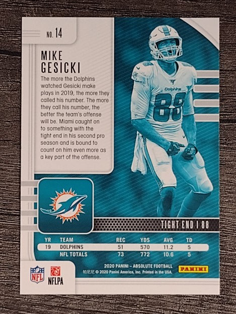 2020 Absolute Retail #14 Mike Gesicki