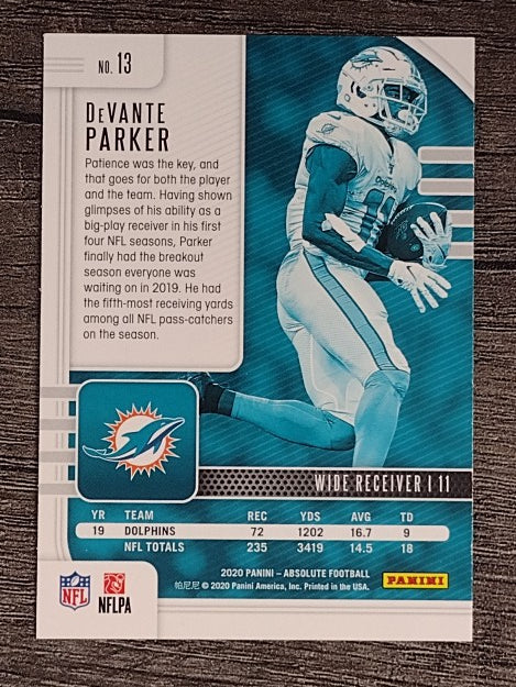 2020 Absolute Retail #13 DeVante Parker