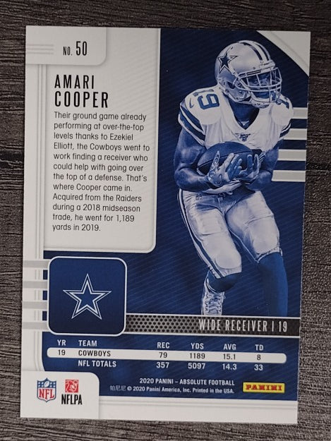 2020 Absolute Retail #50 Amari Cooper