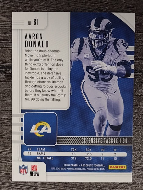 2020 Absolute Retail #61 Aaron Donald