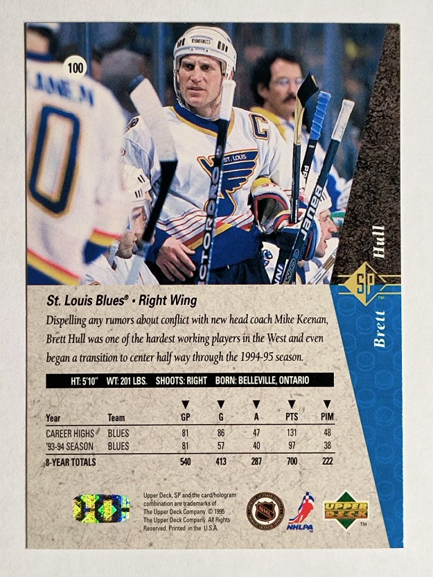 1994-95 SP #100 Brett Hull