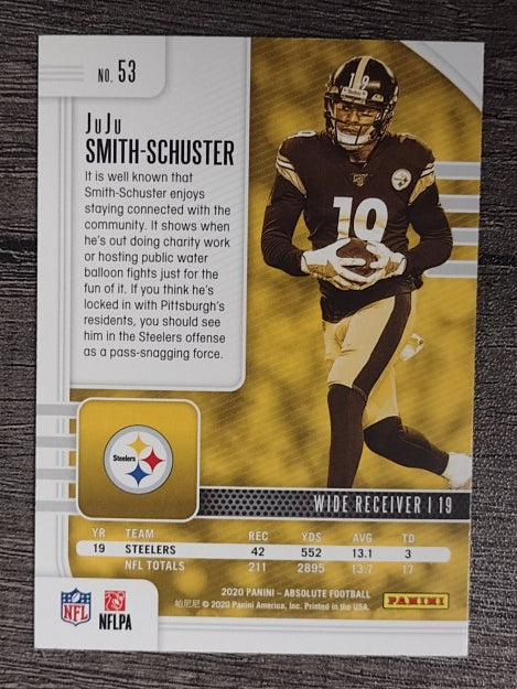 2020 Absolute Retail #53 JuJu Smith-Schuster